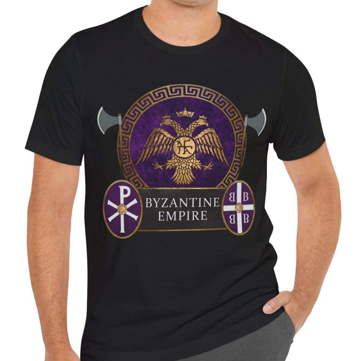 Black / S Byzantine Army T-Shirt