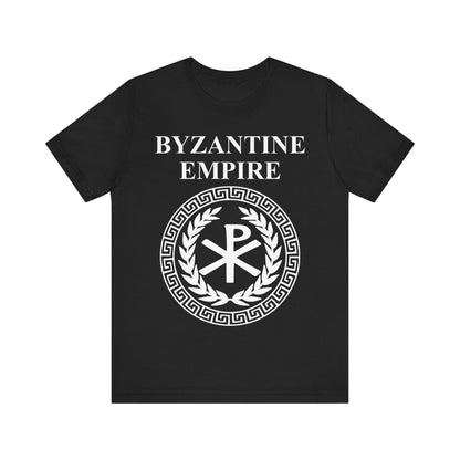 Black / S Byzantine Empire Imperial Chi Rho Constantinople T-shirt