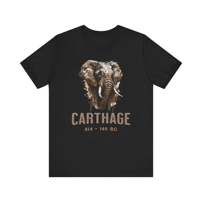 Black / S Carthage War Elephant T-Shirt