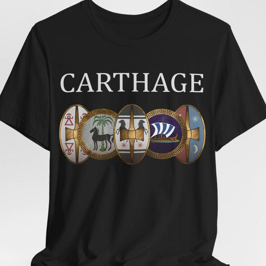 Black / S Carthaginian Army T-Shirt