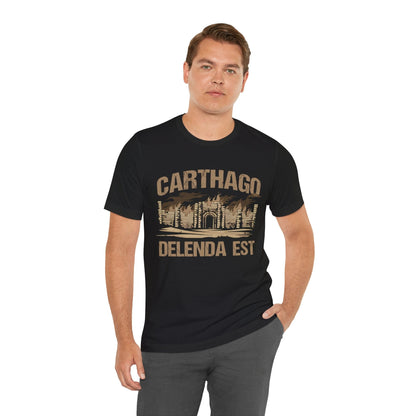 Black / S Carthago Delenda Est Shirt - Carthage Must Be Destroyed T-Shirt