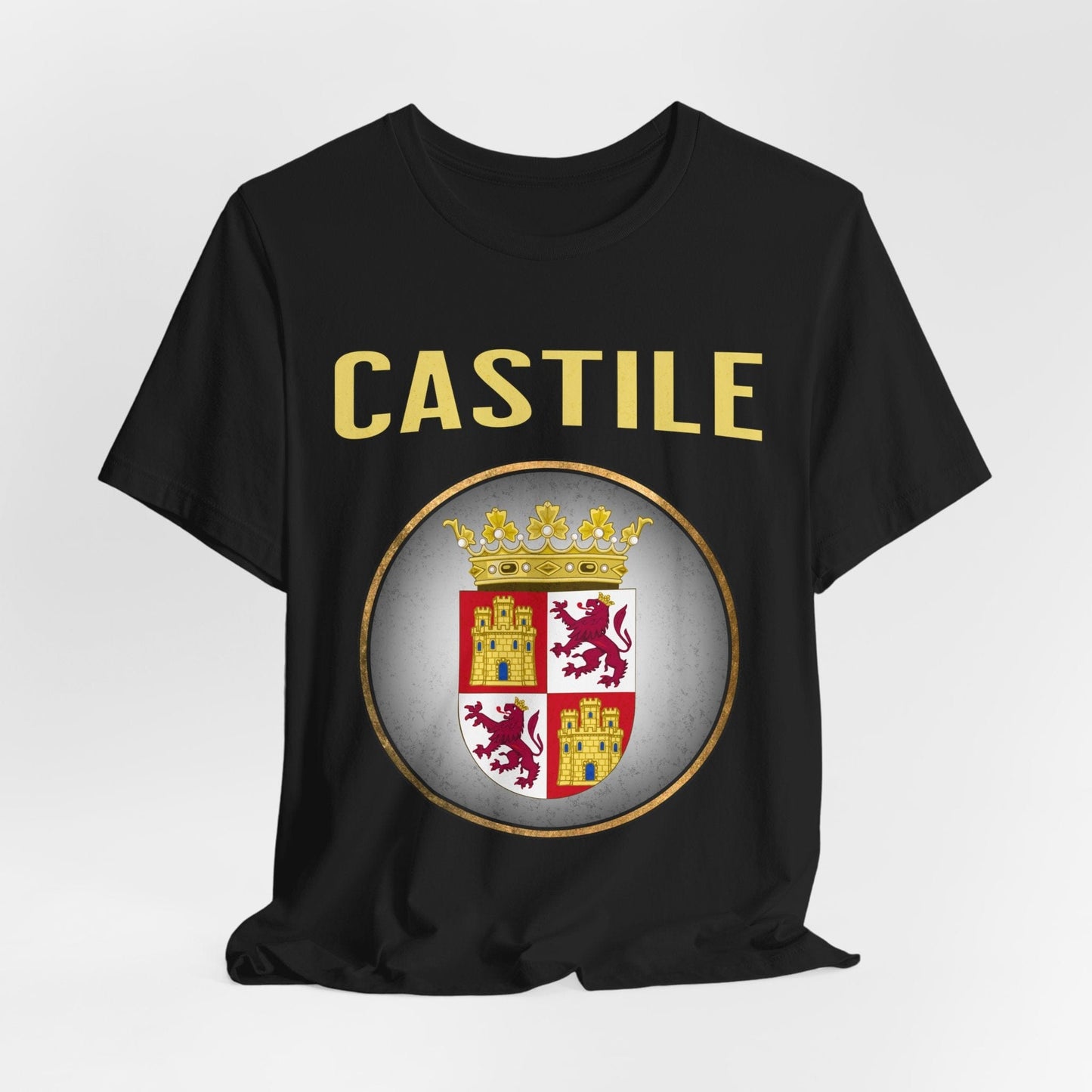 Black / S Castile Medieval Spain T-Shirt