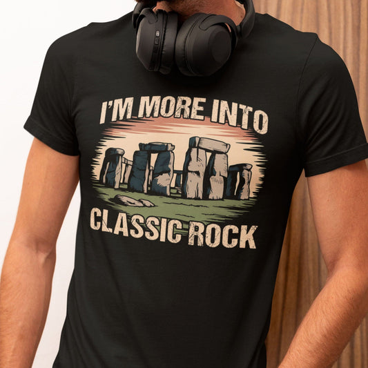 Black / S Classic Rock Stonehenge T-Shirt