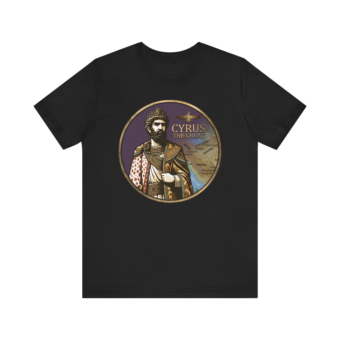 Black / S Cyrus the Great - Achaemenid Persia T-Shirt