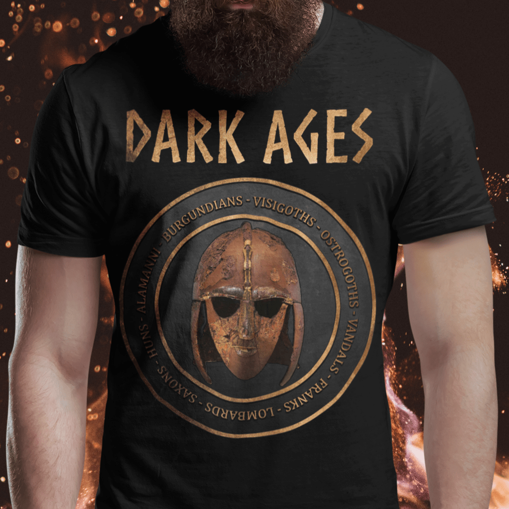 Black / S Dark Ages Barbarian Kingdoms and Tribes T-Shirt