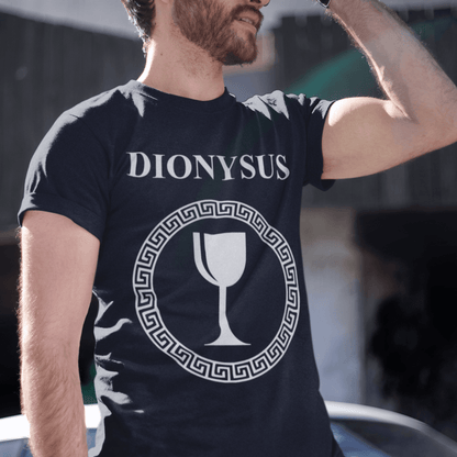 Black / S Dionysus Greek God T-Shirt