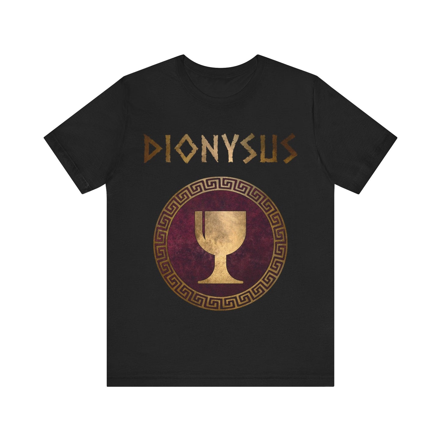 Black / S Dionysus Greek God T-Shirt