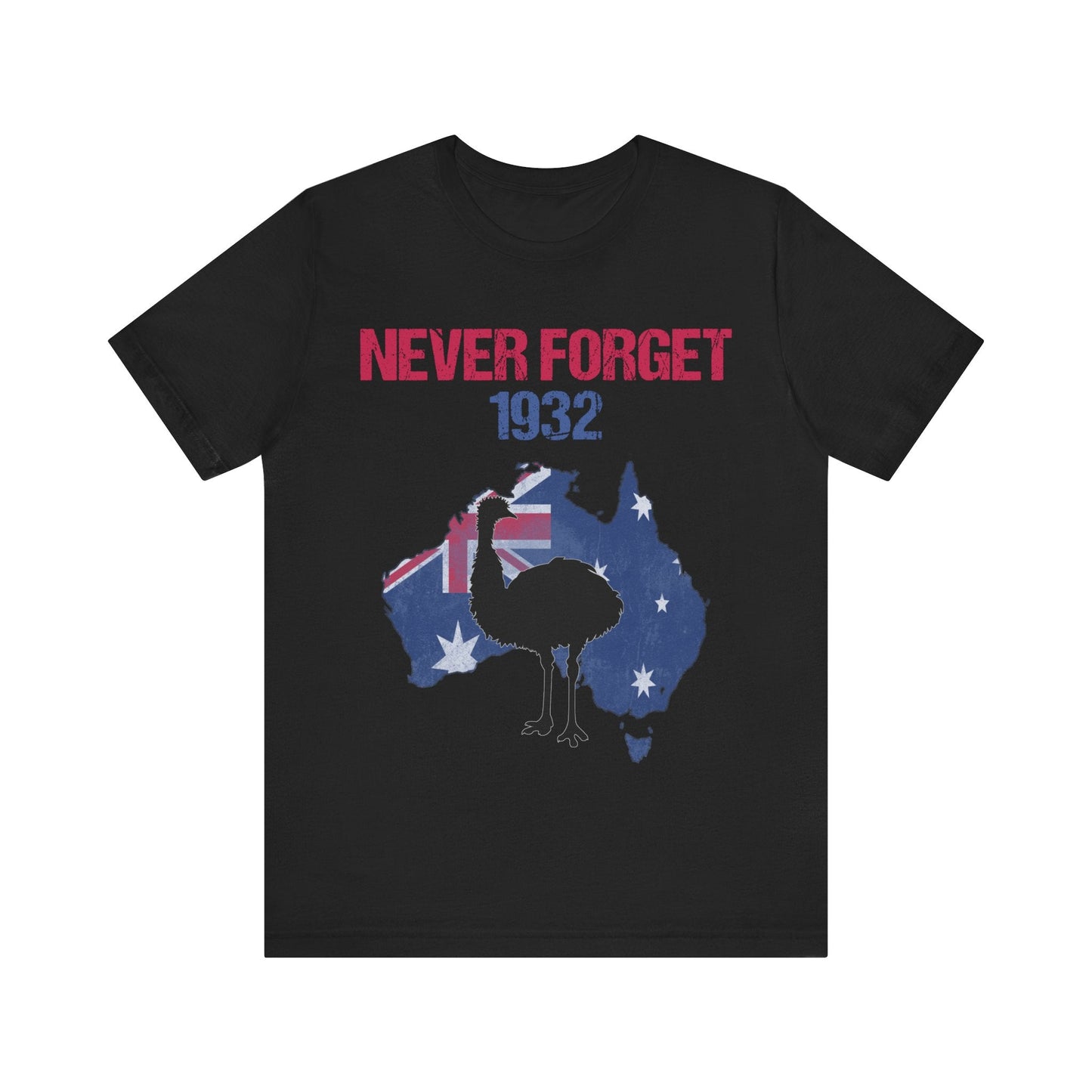 Black / S Emu War 1932 - Never Forget T-Shirt