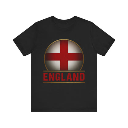 Black / S England Heraldry - Cross of Saint George T-Shirt