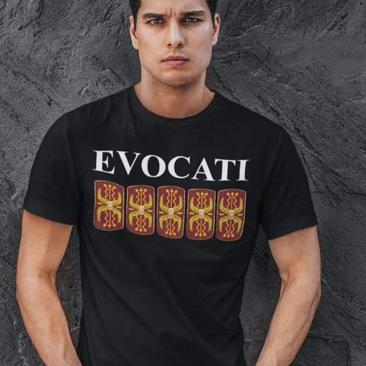 Black / S Evocati Veteran Legionary of Rome T-Shirt