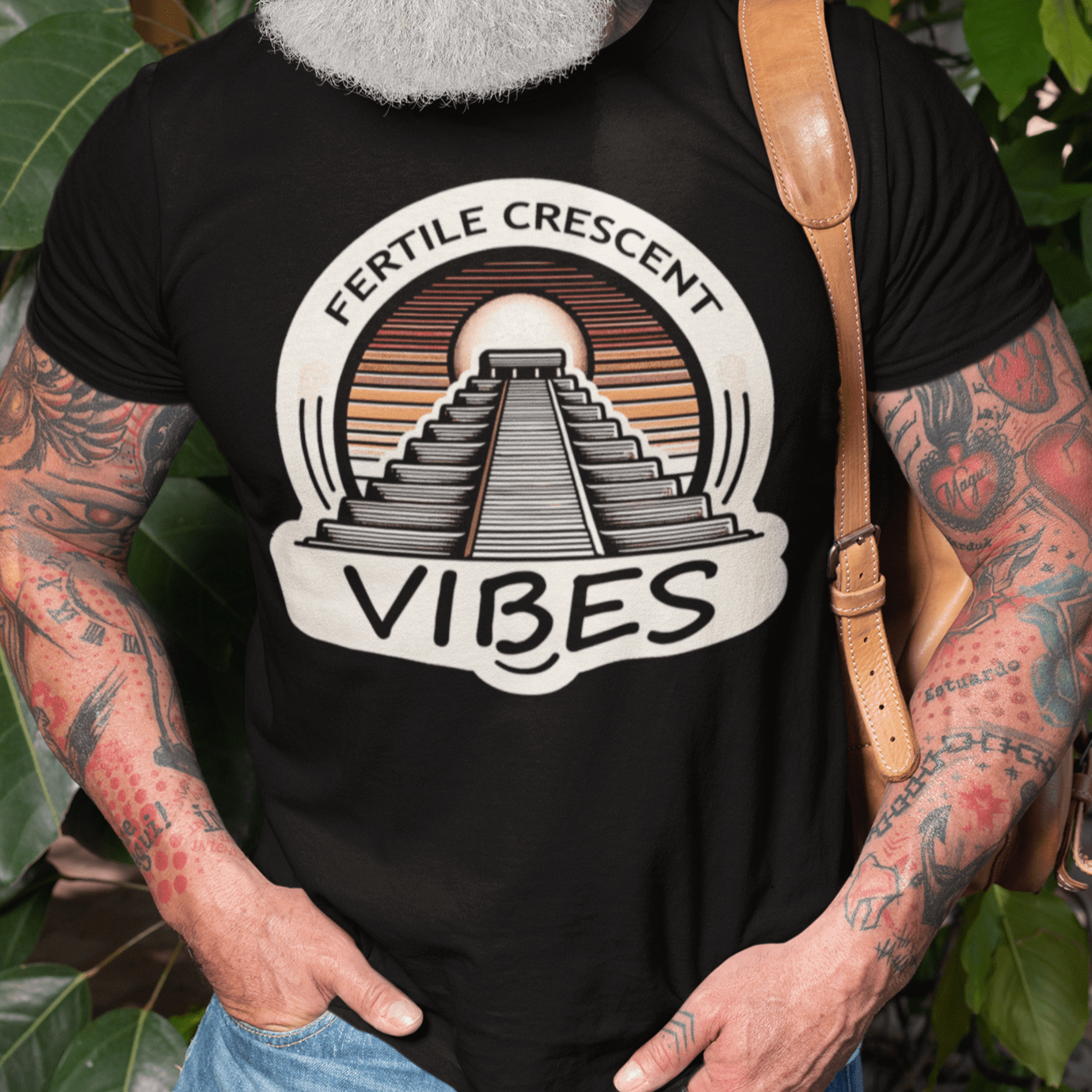 Black / S Fertile Crescent Vibes - Ancient Mesopotamia Funny History T-shirt