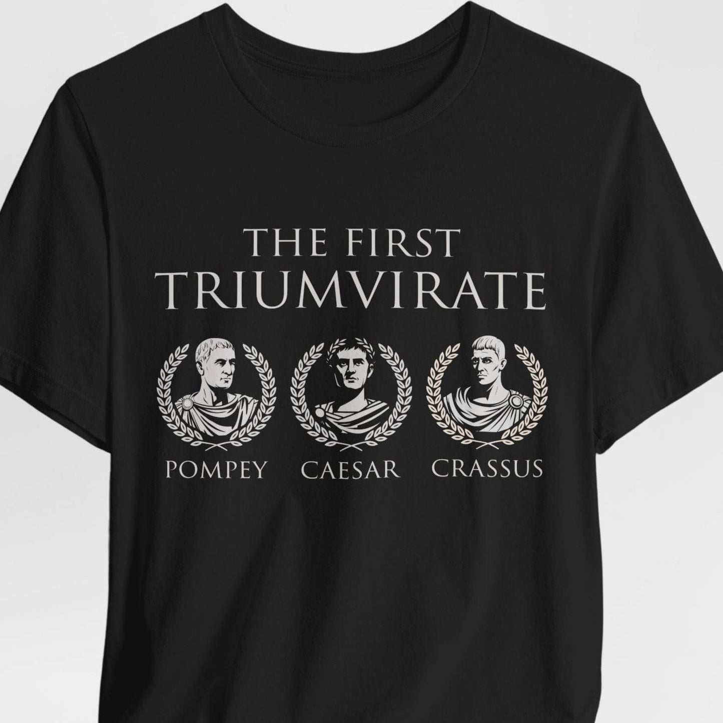 Black / S First Triumvirate of Rome T-Shirt