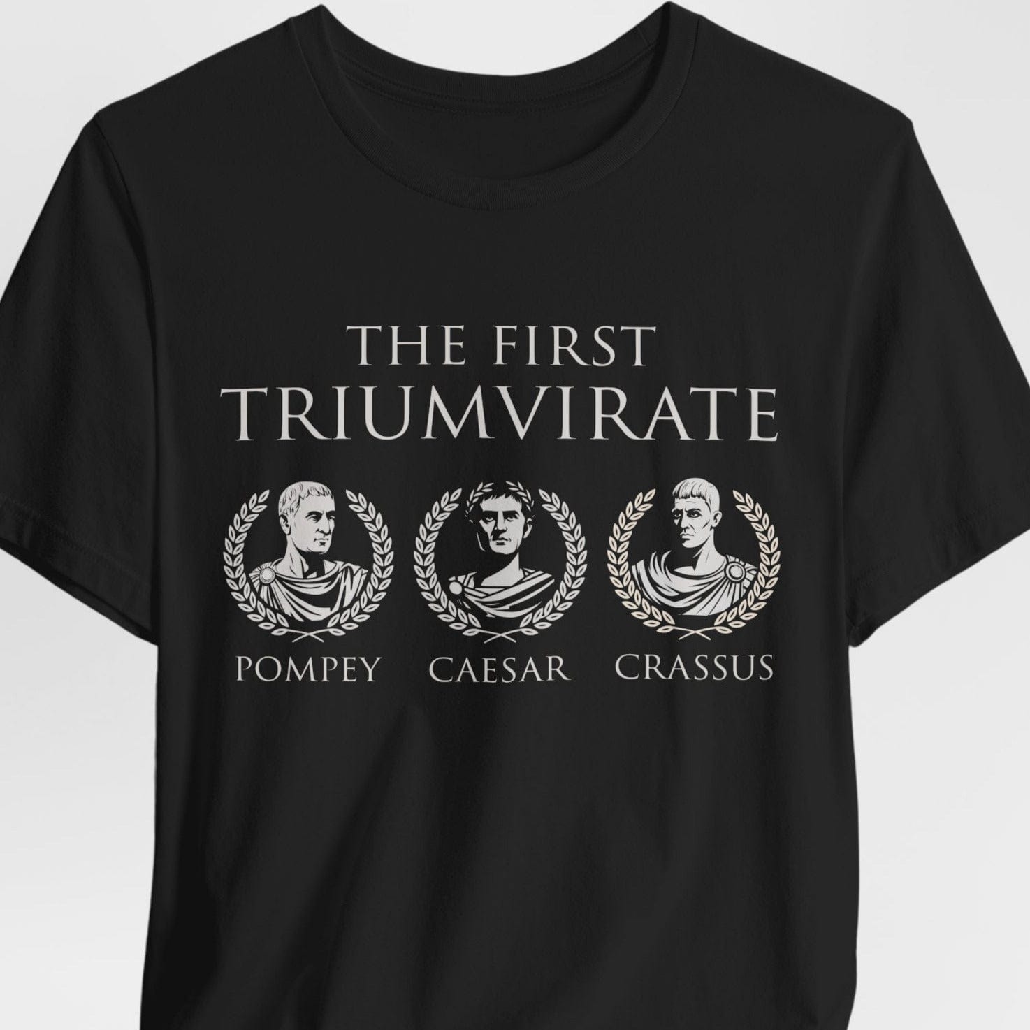 Black / S First Triumvirate of Rome T-Shirt
