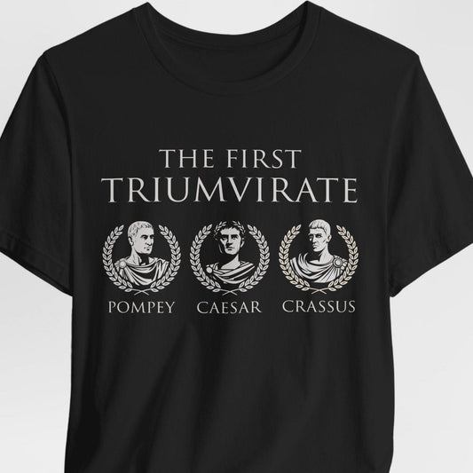 Black / S First Triumvirate of Rome T-Shirt