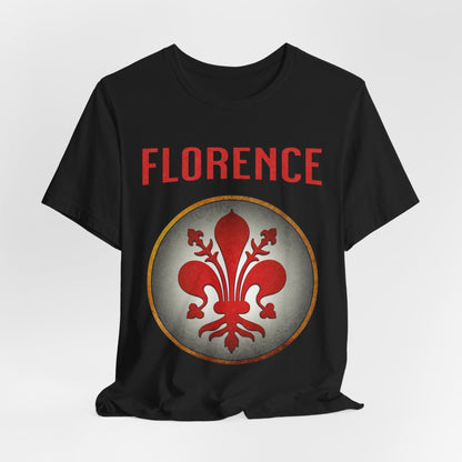 Black / S Florence Heraldry T-Shirt