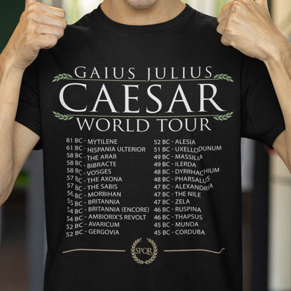 Black / S Gaius Julius Caesar World Tour T-Shirt