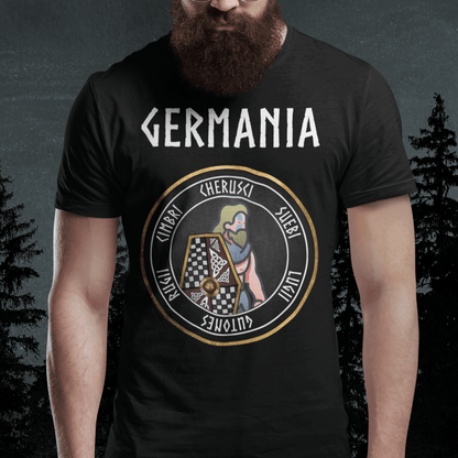 Black / S Germania Tribes Berserker T-Shirt