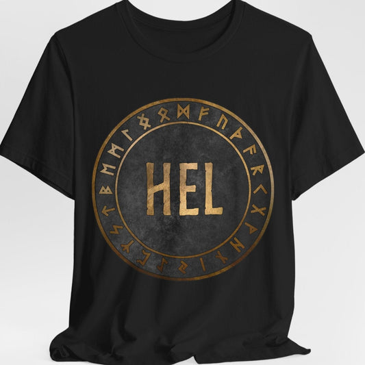 Black / S Hel Norse Mythology T-Shirt