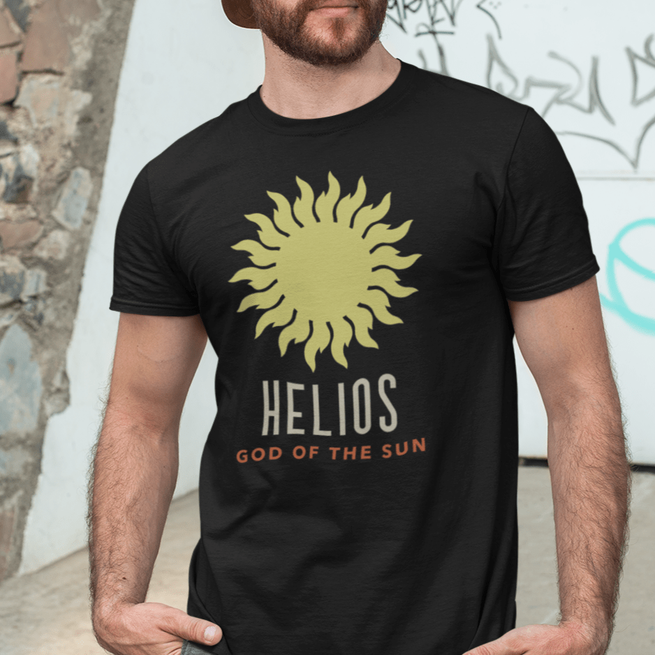 Black / S Helios Greek God of the Sun T-Shirt