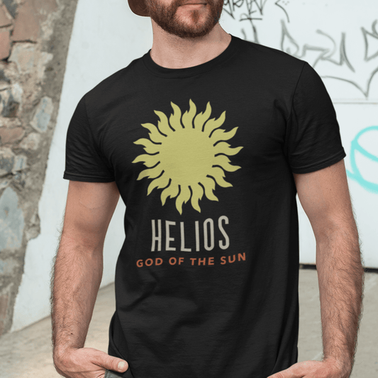 Black / S Helios Greek God of the Sun T-Shirt