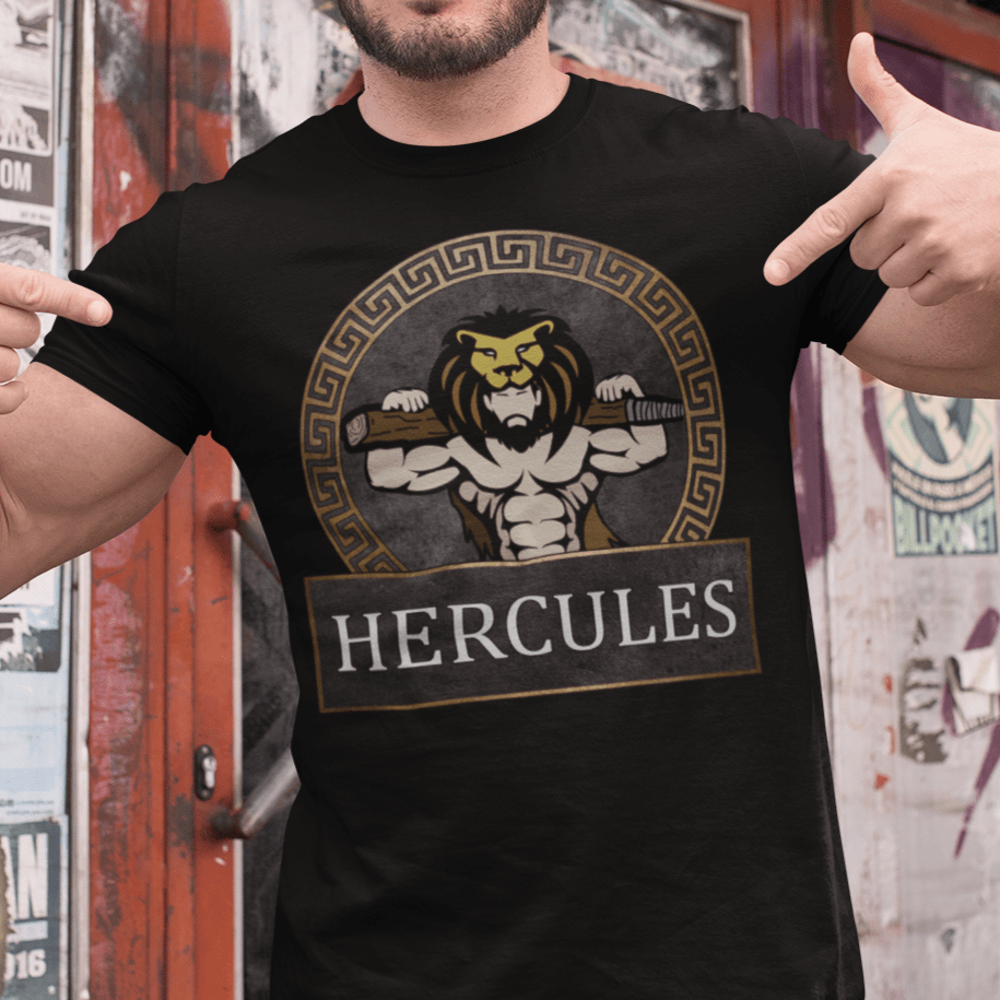 Black / S Hercules T-Shirt