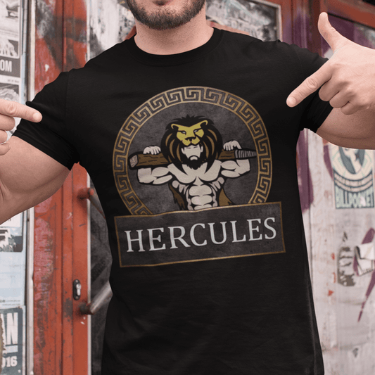 Black / S Hercules T-Shirt