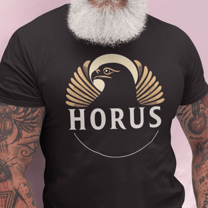 Black / S Horus Protector of Egypt T-Shirt