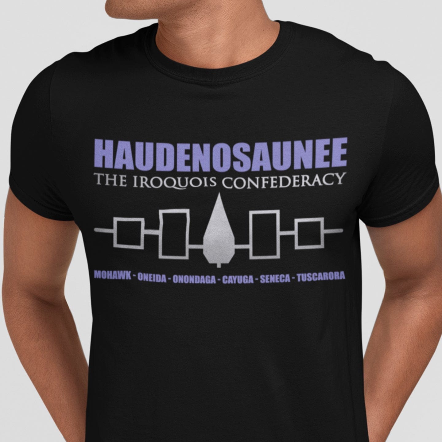 Black / S Iroquois Confederacy - Haudenosaunee T-Shirt