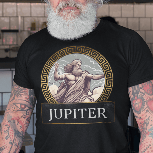 Black / S Jupiter Roman God T-Shirt