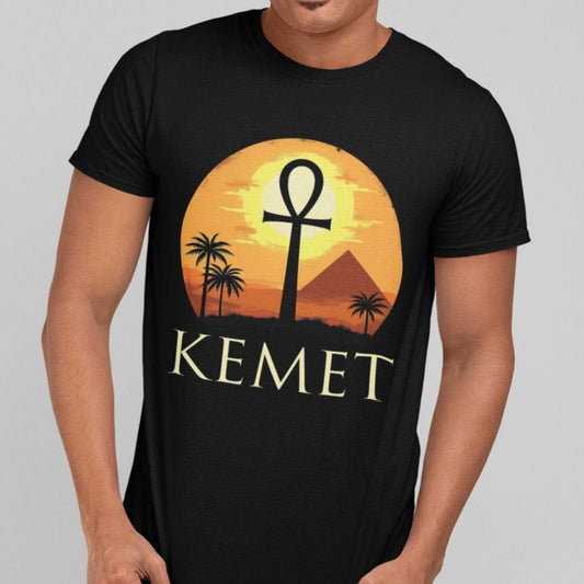 Black / S Kemet Ancient Egypt T-Shirt
