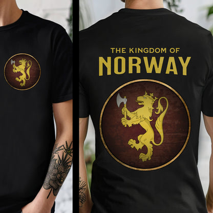 Black / S Kingdom of Norway - Double Sided T-Shirt
