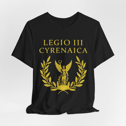 Black / S Legio III Cyrenaica - Roman Legion T-Shirt