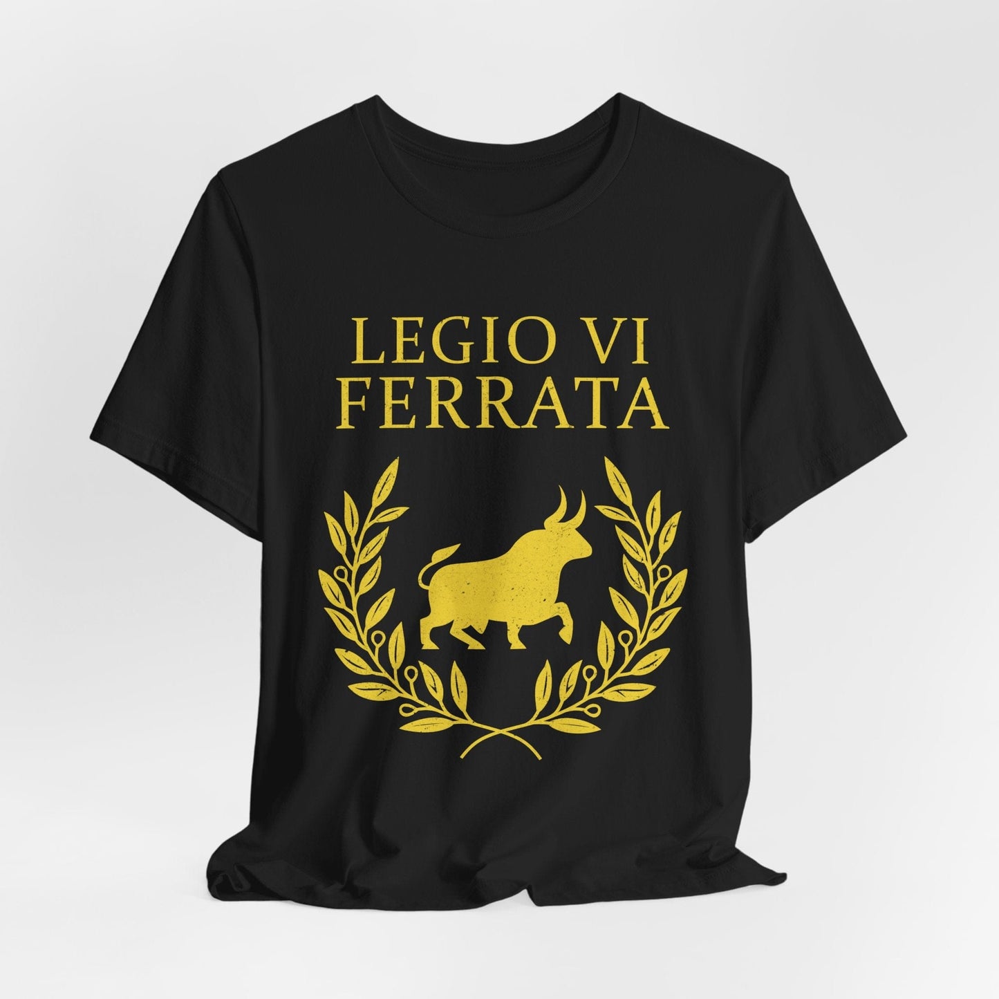 Black / S Legio VI Ferrata - The Ironclads - Roman Legion T-Shirt