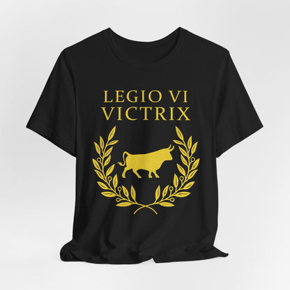Black / S Legio VI Victrix - Roman Legion T-Shirt