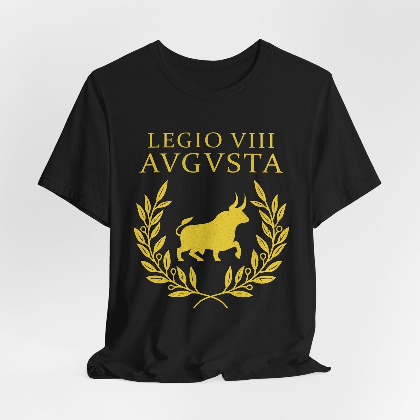 Black / S Legio VIII Augusta - Roman Legion T-Shirt