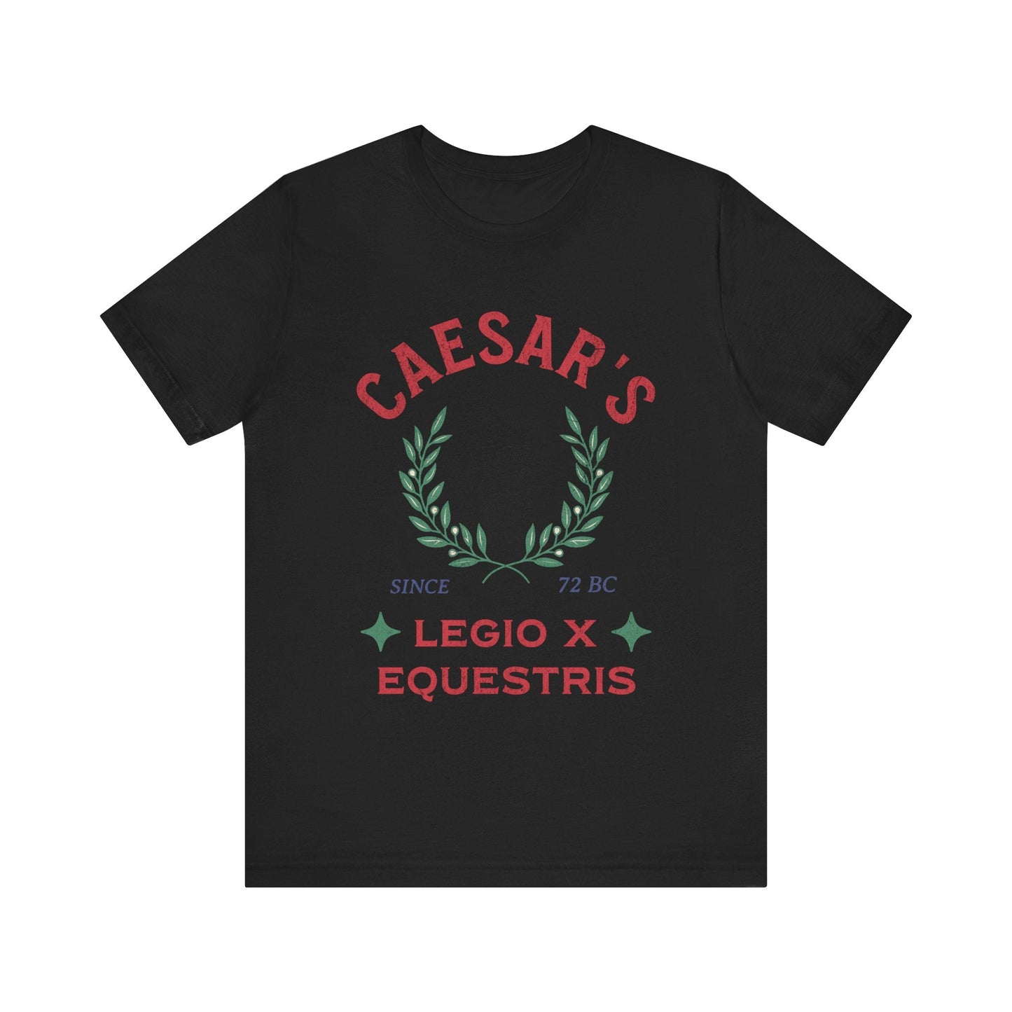 Black / S Legio X Equestris - Julius Caesar's 10th Legion T-Shirt