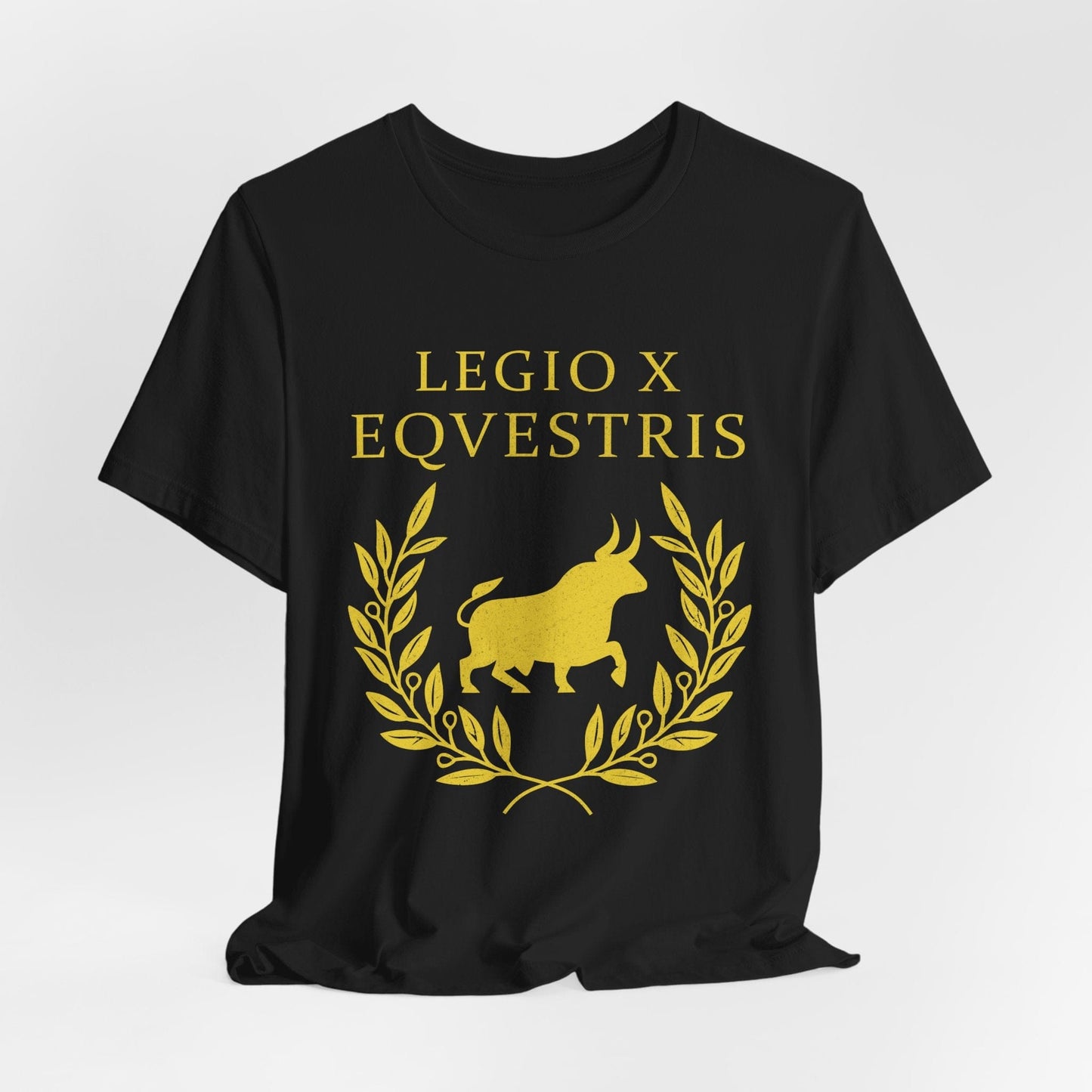 Black / S Legio X Equestris - Roman Legion T-Shirt