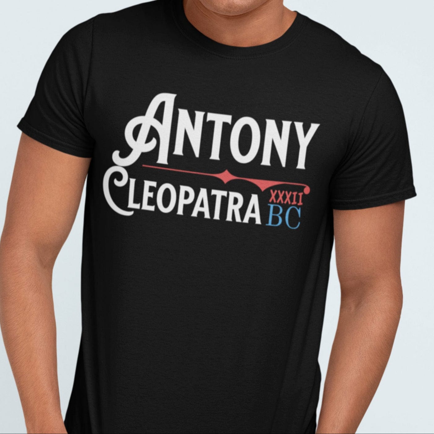 Black / S Marc Antony + Cleopatra 32 BC Campaign T-Shirt