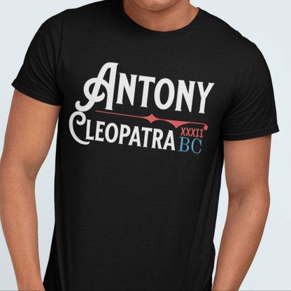 Black / S Marc Antony + Cleopatra 32 BC Campaign T-Shirt