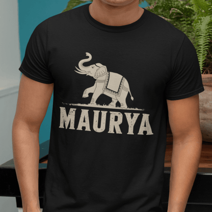 Black / S Maurya Ancient India T-Shirt