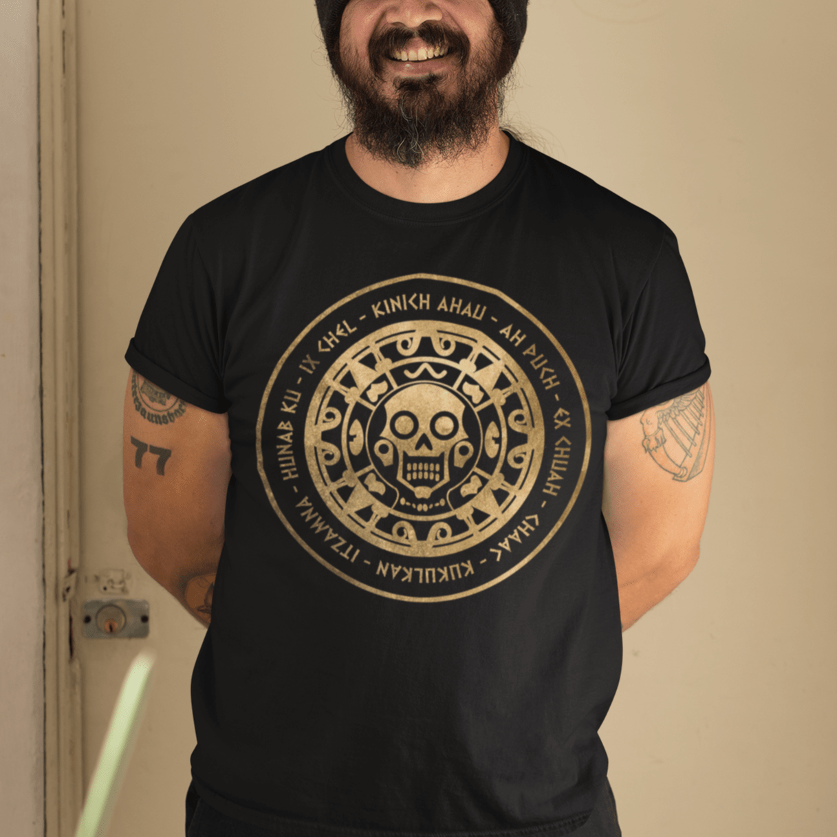 Black / S Mayan Gods T-Shirt