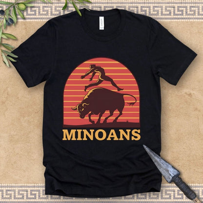 Black / S Minoans Bull Leaping T-Shirt