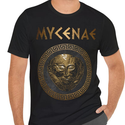 Black / S Mycenae Ancient Bronze Age Mycenaeans T-Shirt