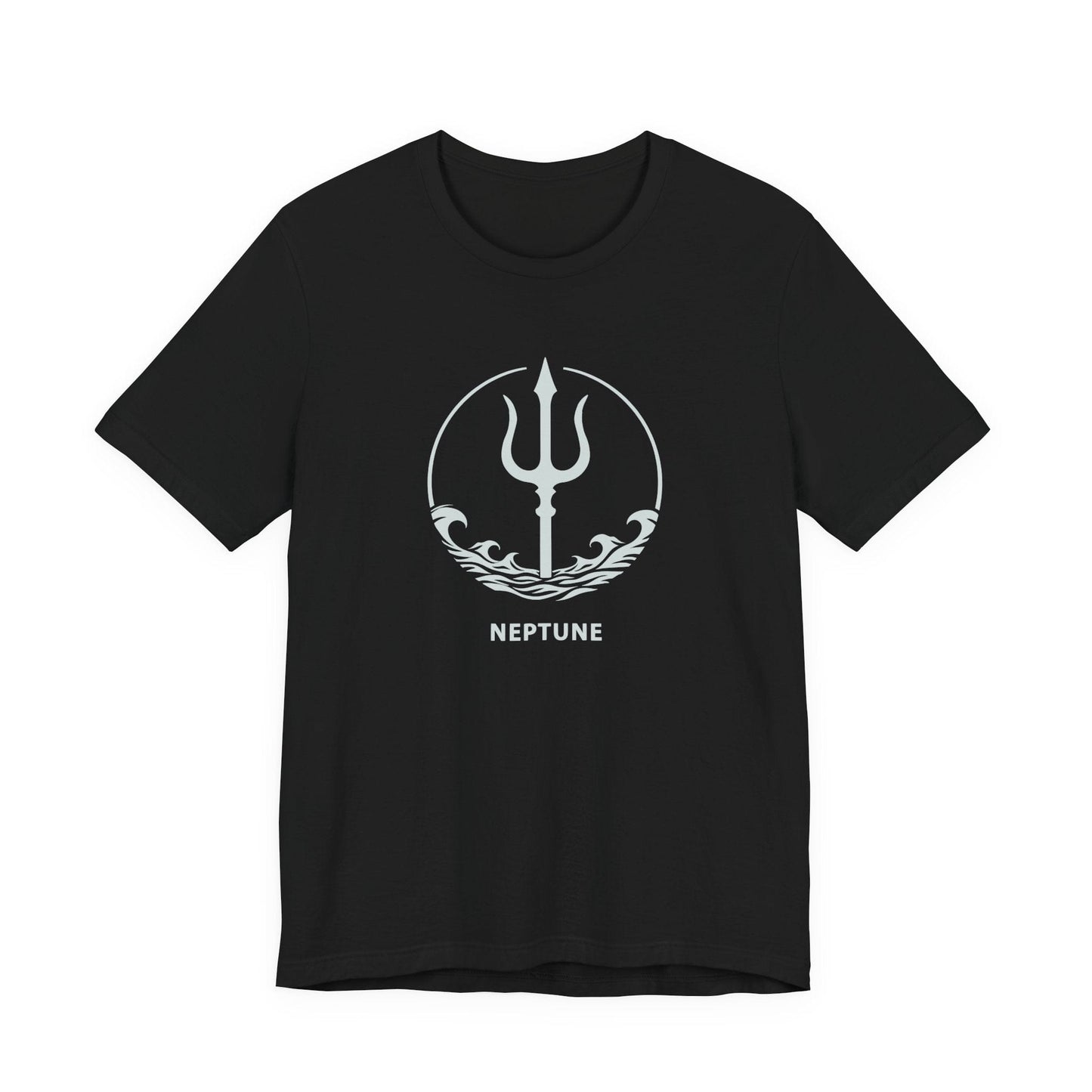 Black / S Neptune Roman God T-Shirt