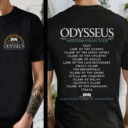 Black / S Odysseus Mediterranean Tour T-Shirt