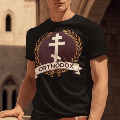 Black / S Orthodox Cross - Eastern Orthodoxy T-Shirt