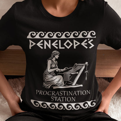 Black / S Penelope's Procrastination Station T-Shirt