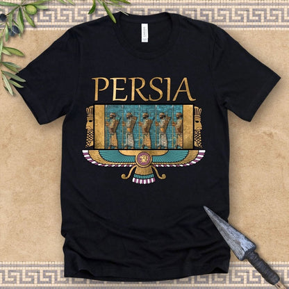 Black / S Persia - Immortals of the Achaemenid Persian Empire T-shirt