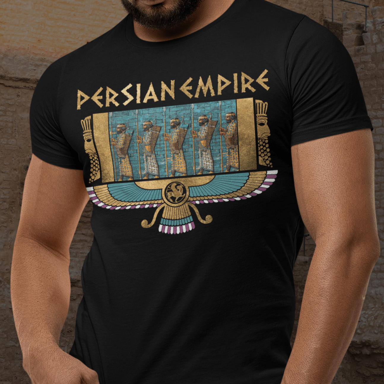 Black / S Persian Empire - Achaemenid Persia T-Shirt