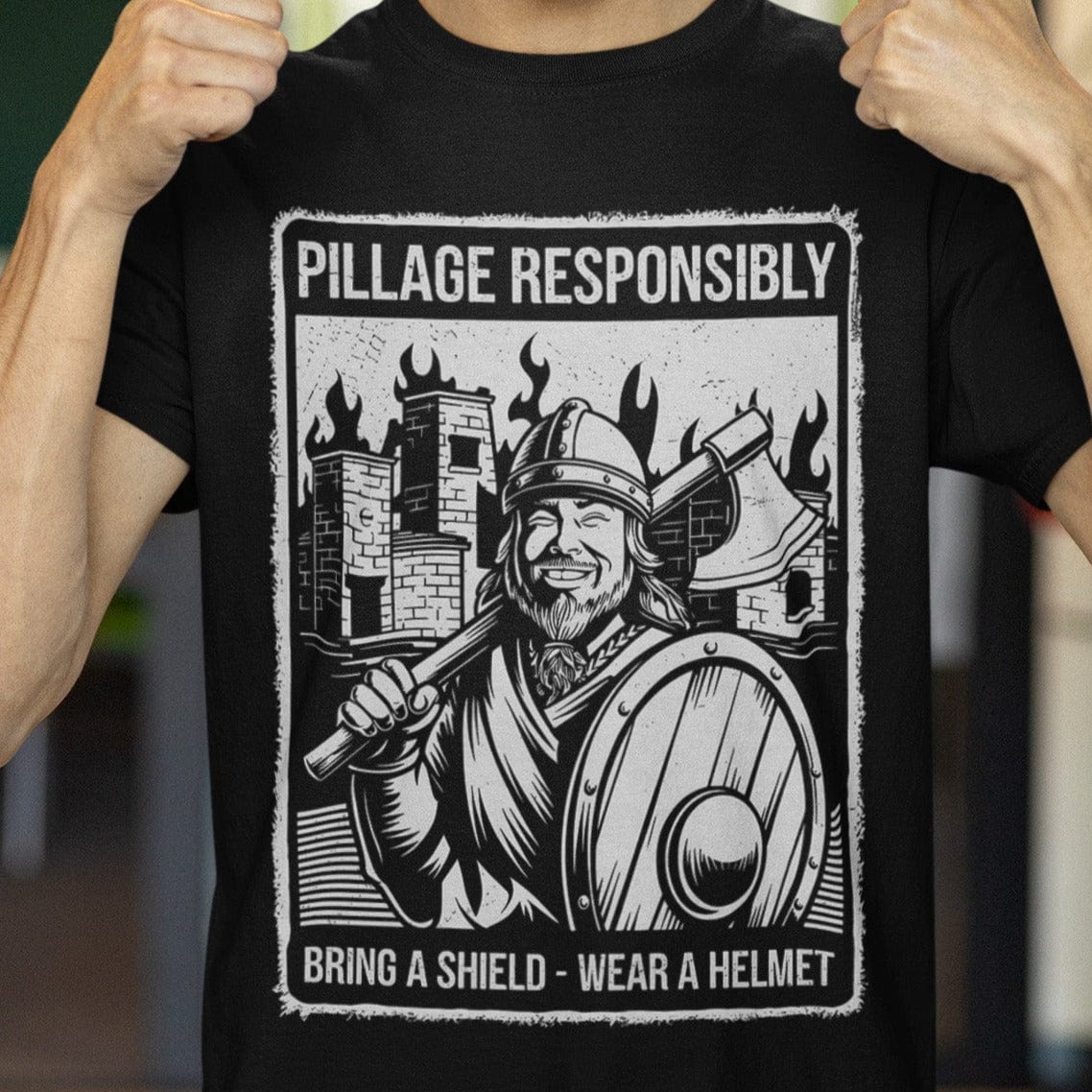 Black / S Pillage Responsibly T-Shirt